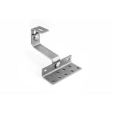 Střešní hák Vario 140, 2x regulace, nerez - na uchycení solárních panelů