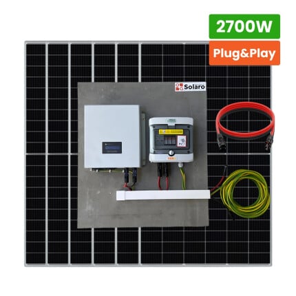 Systém pro ohřev vody 2700W - fotovoltaický ohřev bojleru (TUV)