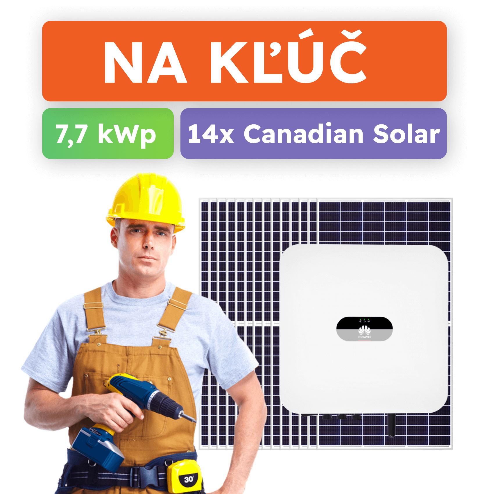 Group 4904-2 Na klíč 8,05kWp fotovoltaický systém Huawei - Obrázek 1