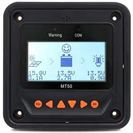Externí displej EPsolar MT-52 pro PWM a MPPT regulátory