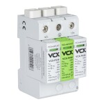 DC Přepěťová ochrana T1T2 3P VCX pro fotovoltaiku 1200V (B+C) 5kA - Obrázek 2