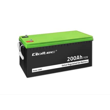 Gelová baterie 12V 200Ah, Qoltec
