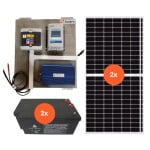 24V/1500VA Ostrovní fotovoltaický systém 900Wp 200Ah