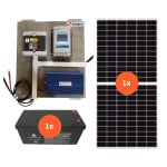 12V/500VA Ostrovní fotovoltaický systém 450Wp 200Ah