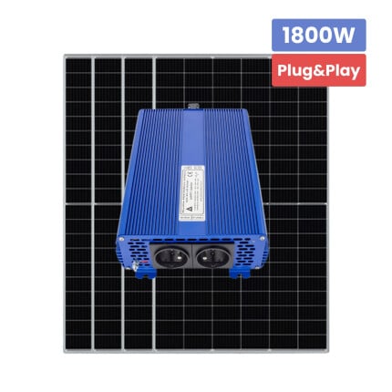 Fotovoltaická sestava pro ohřev vody 1800W – fotovoltaický ohřev bojleru (TUV)