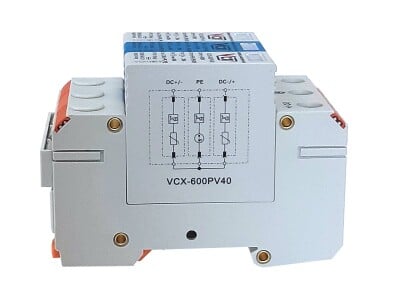 DC Přepěťová ochrana T2 3P VCX pro fotovoltaiku 600V (B) 40kA - Obrázek 2