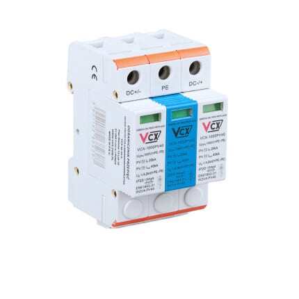 DC Přepěťová ochrana T2 3P VCX pro fotovoltaiku 1000V (B) 40kA