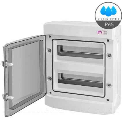 Rozvodná skříň ETI, 24 modulů, IP65