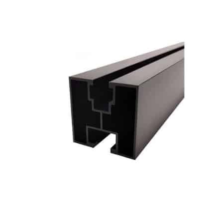 Hliníkový profil 40x40mm, délka 2,2m, ČERNÝ