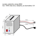 Záložní zdroj VOLT Sinus Pro 700W 12/230V 1000 E - Obrázek 8