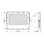 LED solární reflektor, 1000lm, dálkové ovládání - Obrázek 9