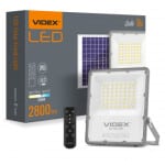LED solární reflektor 2800lm, dálkové ovládání, VIDEX - Obrázek 3