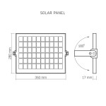 LED solární reflektor 600lmm 20W, dálkové ovládání, VIDEX - Obrázek 6