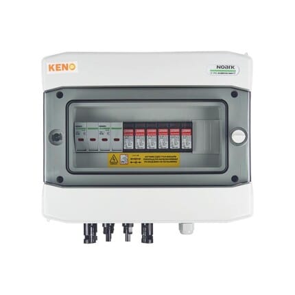 DC rozvaděč pro fotovoltaiku KENO, 2x string, 15A, typ T1 T2, 600V DC