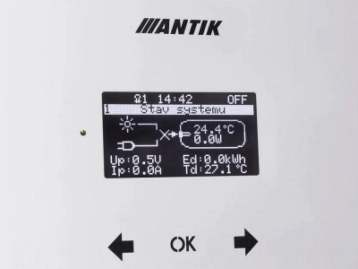 Antik Water Heater PWH 01 V3+ 3kW pro fotovoltaické ohřev vody - Obrázek 8