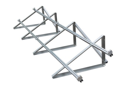 Nosná konstrukce pro 2x FV panel na plochou střechu nebo zem, 15-35° nastavitelná - Obrázek 2