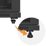 Rack na 7ks Pylontech baterií (15U), perforované dveře - Obrázek 5