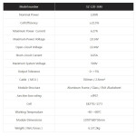 Fotovoltaický panel monokrystalický Solarfam 120Wp TOPCon N-type - Obrázek 2